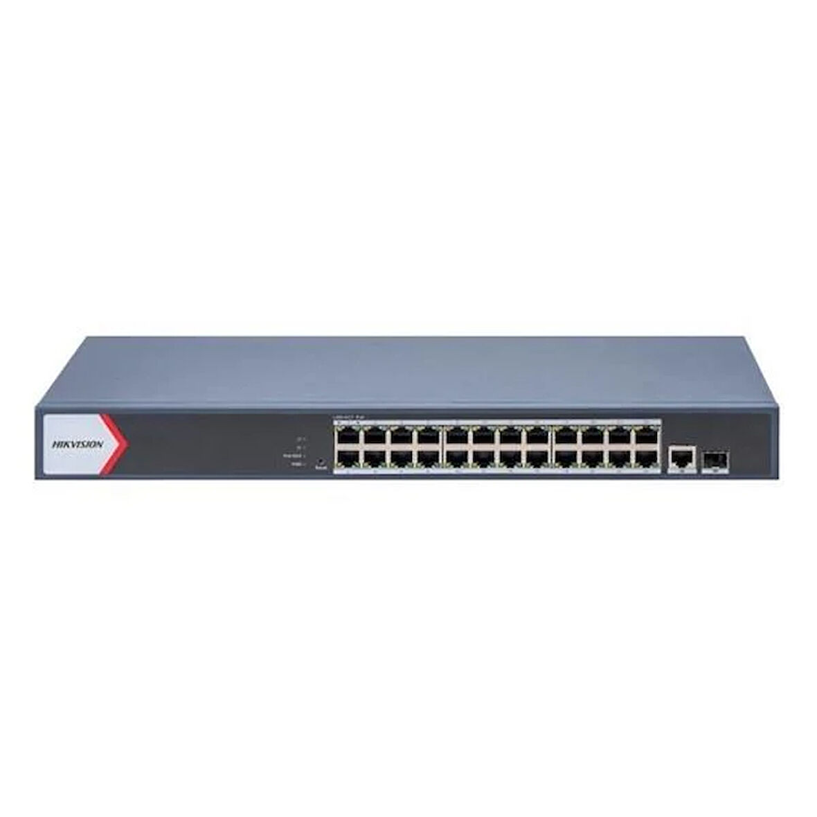 HIKVISION 24port 230w FULL PoE DS-3E1526P-EI/M GIGABIT 1X-UPLINK,1XSFP Yönetilemez Switch Metal
