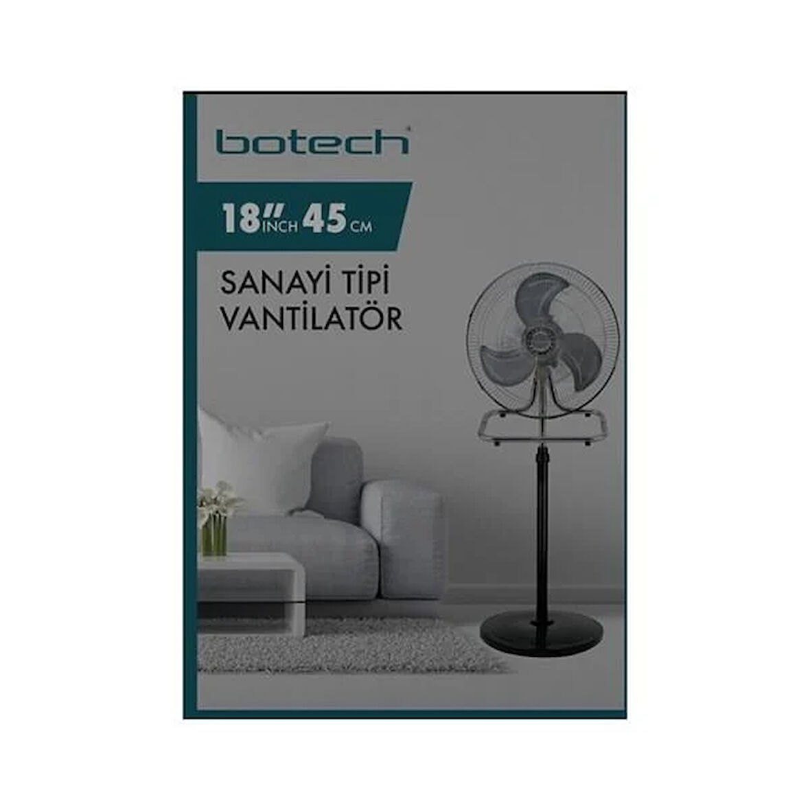 BOTECH 18" 3in1 Vantilatör
