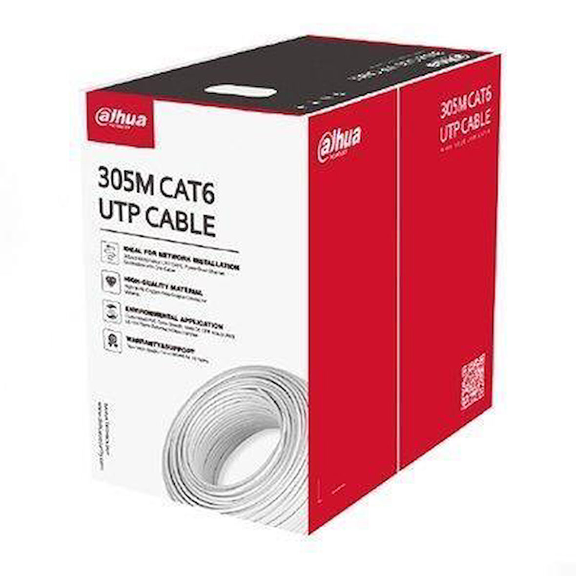 DAHUA 23AWG Gri 305m CCA CAT6 KABLO PFM922I-6UN-C