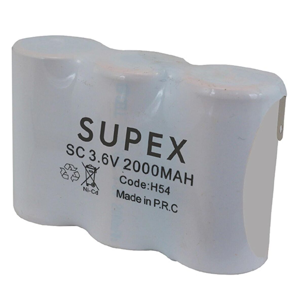 SUPEX 3.6 VOLT - 2000 MAH 3LÜ YANYANA SÜPÜRGE PİLİ