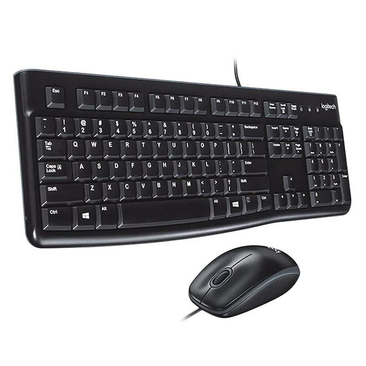 Logitech MK120 Usb Q Siyah Kablolu Klavye + Mouse Set