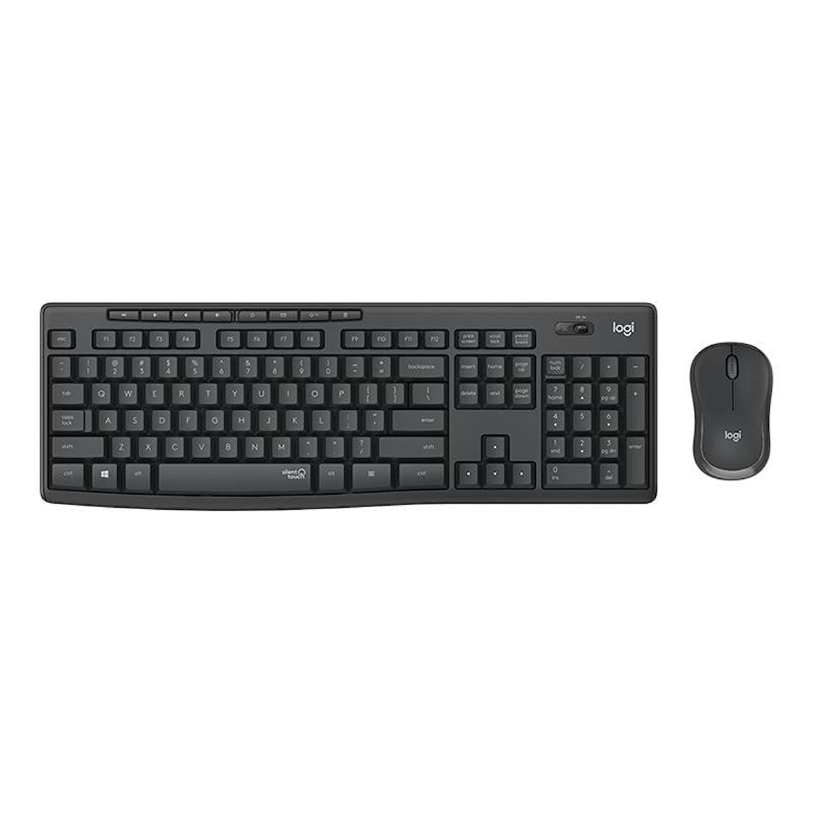 Logitech MK295 Q Tr Siyah Kablosuz Klavye Mouse Set