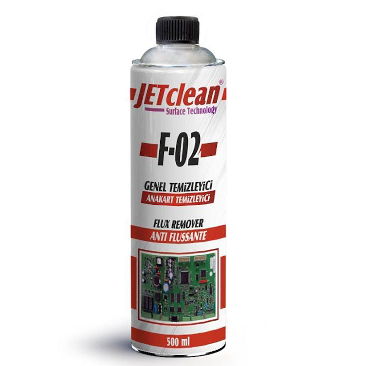 Jetclean F-02 500 Ml Flux Anakart Temizleme Sıvısı