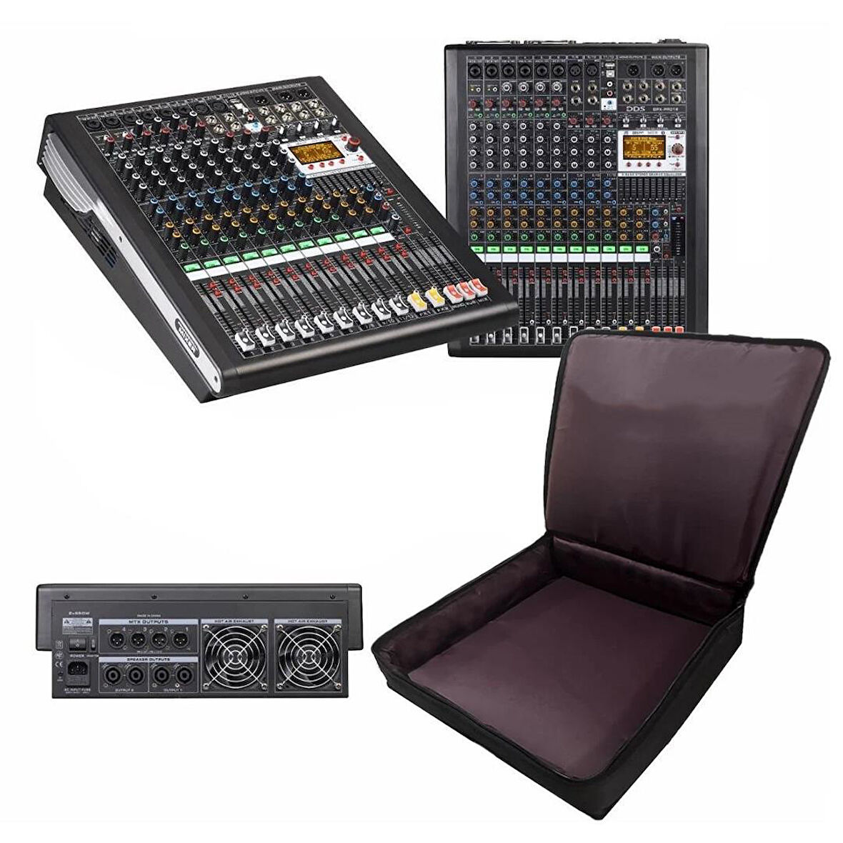 DDS DPX-PRO12 4X1250 Watt 12 Kanal Power Mixer