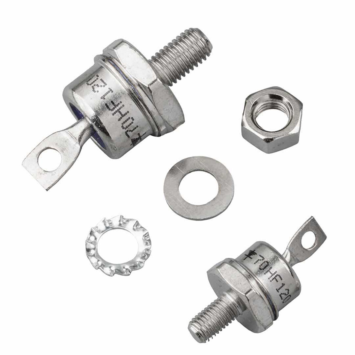 PowerMaster Spiral Diyot 70HF120 70A 1200V Metal Vidalı Diyot - Katot