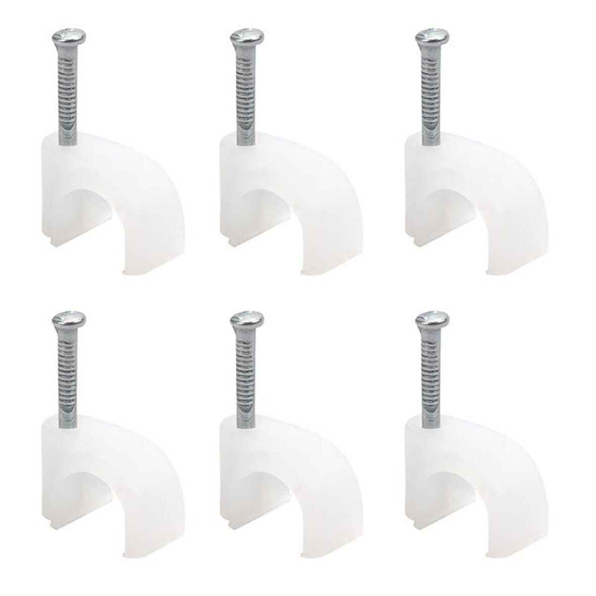 Kroşe 1 Numara Çelik Çivili 4 Mm (Kordon Kabloları İçin) 100\'lü Poşet Powermaster