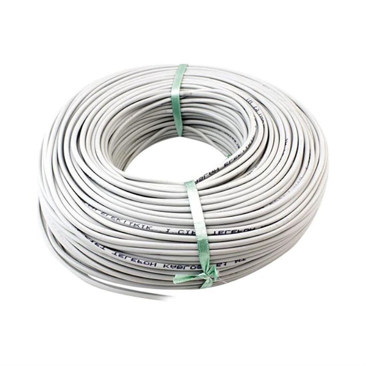 Powermaster 3 Telli 1 Hat 1 Çift 100 Metre Telefon Hat Kablosu (1*2+1*0.50)