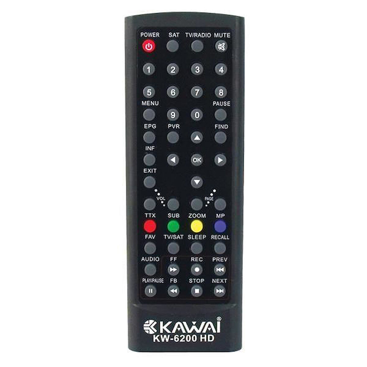 Kawai KW-6200 HD Uydu Alıcı Kumandası