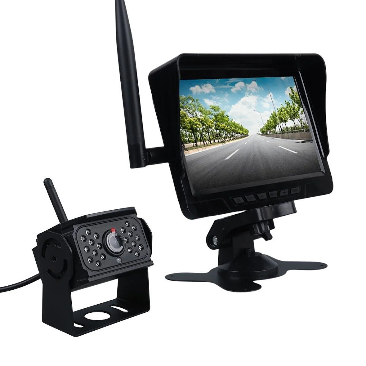 Powermaster DVR T70-F19 Kablosuz Araç Kamera ve Monitör Seti