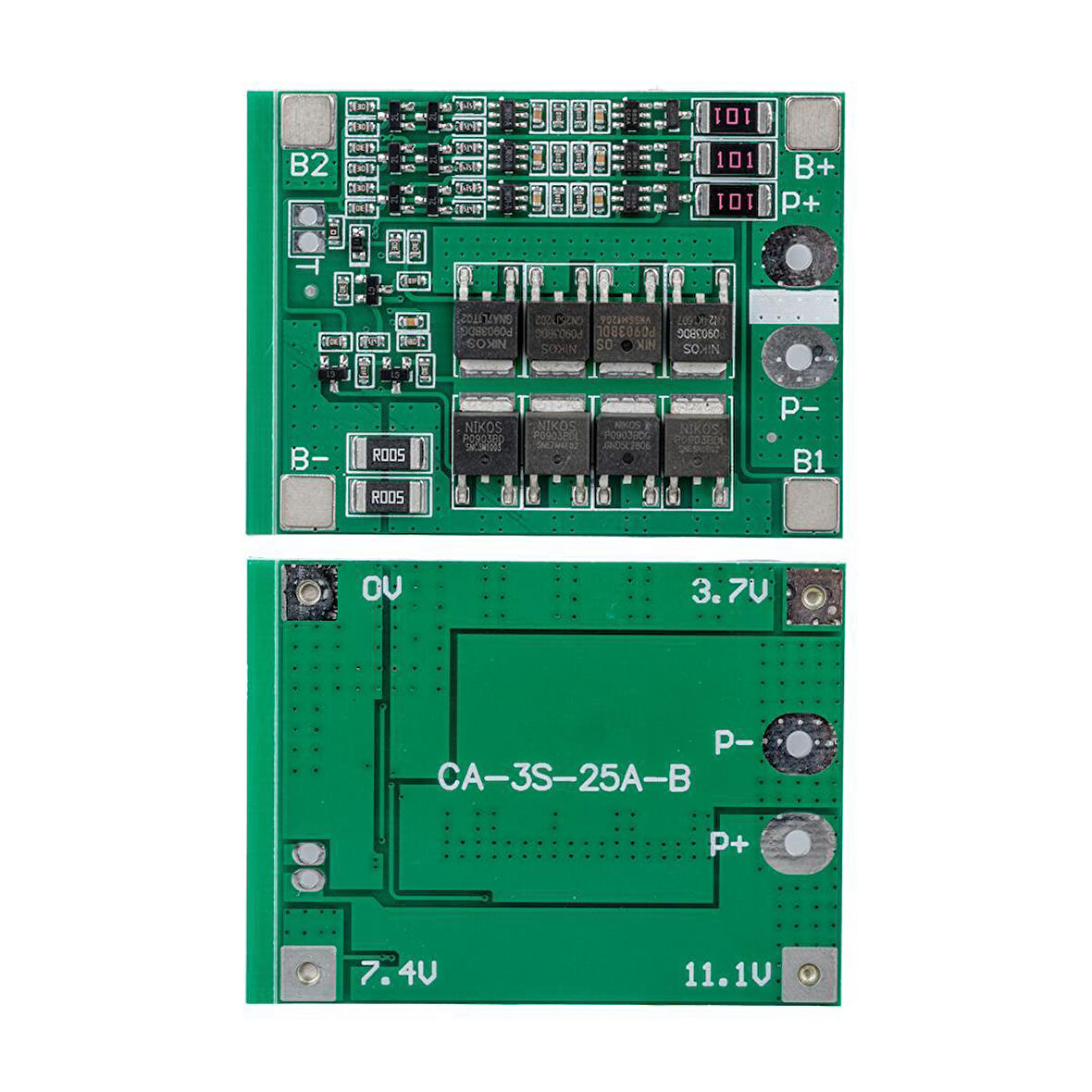 Weko BMS-24227 3S 25A BMS Devresi Lityum Batarya Şarj Modülü
