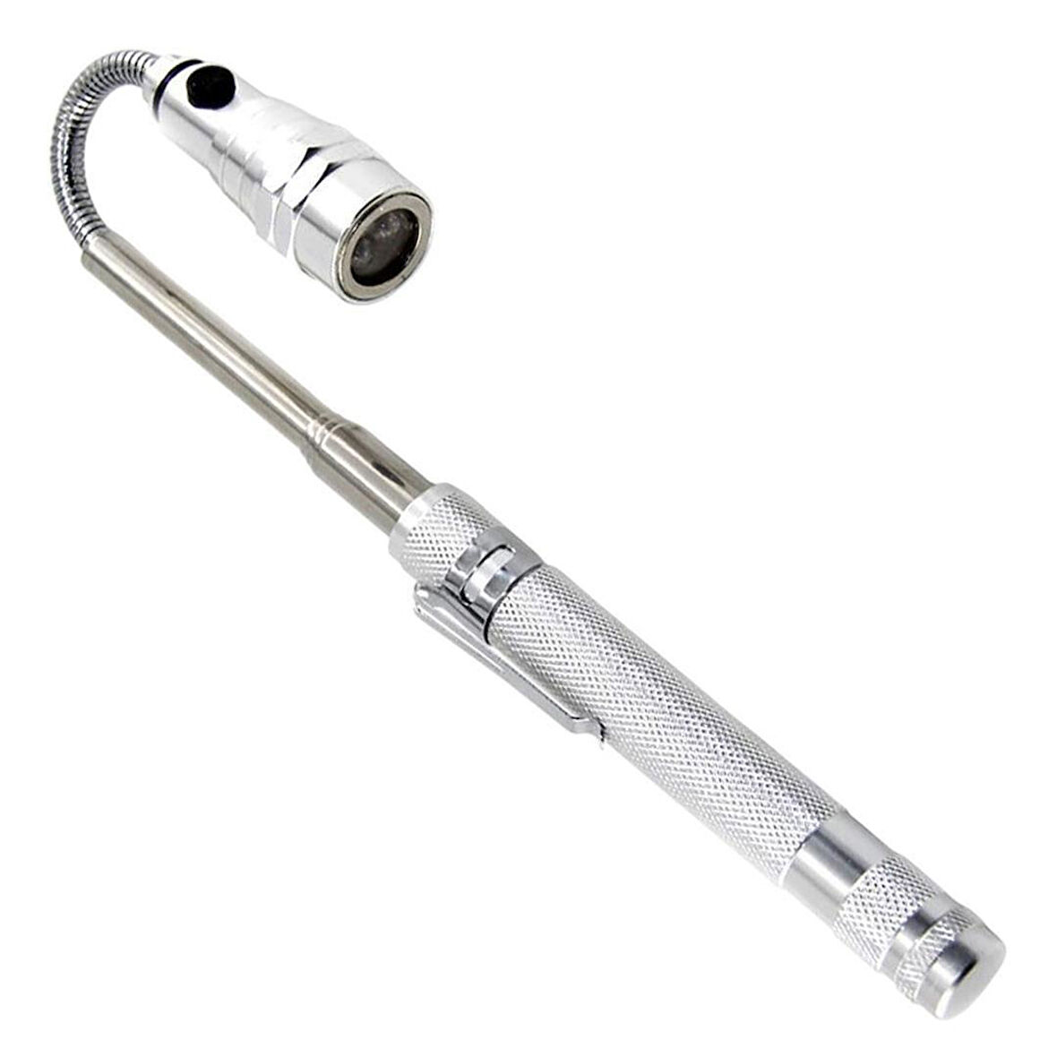 Powermaster MX-2808 Mıknatıslı 360 Derece Döner Başlıklı 3 Ledli Beyaz Işık El Feneri