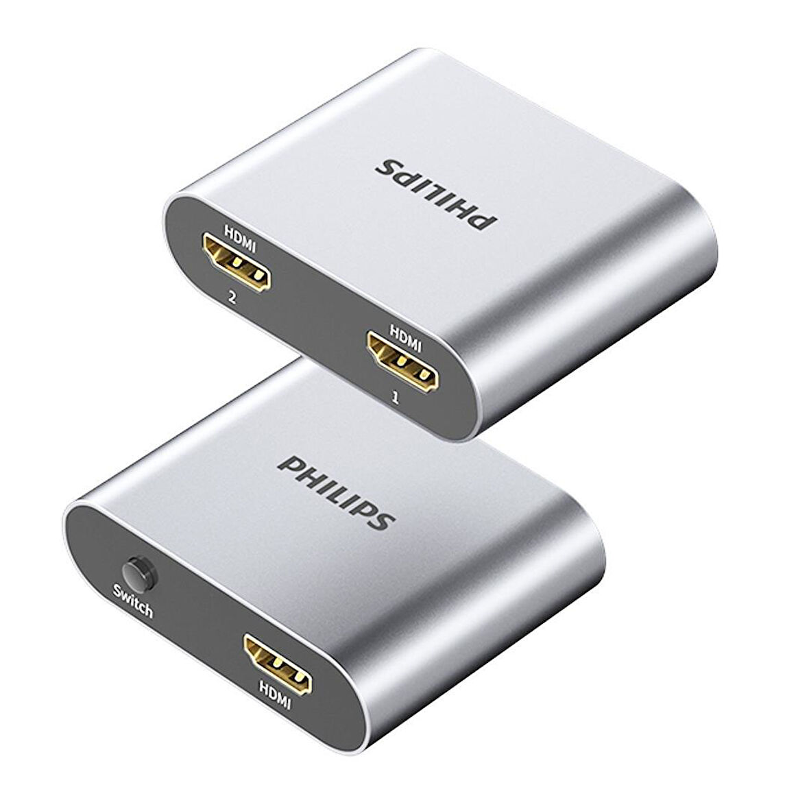 Philips SWR9101A/93 4K HDMI Çift Yönlü Anahtar 2 Giriş - 1 Çıkış Yüksek Çözünürlüklü HDMI Switch