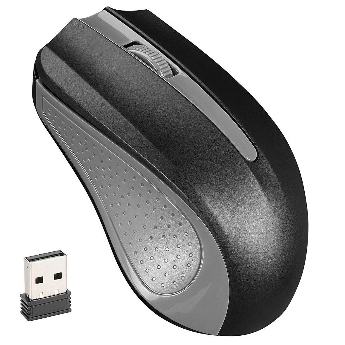 Everest SM-537 USB Siyah-Gri 2.4Ghz 1600DPI Kablosuz Optik Mouse 5 Metre Menzilli