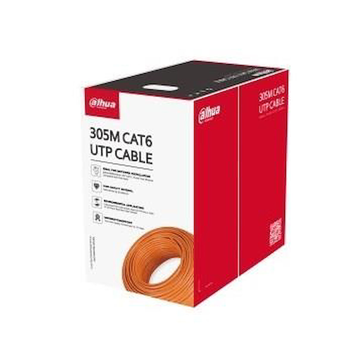 DAHUA 23AWG Turuncu 305m CCA CAT6 PFM922I-6UN-C