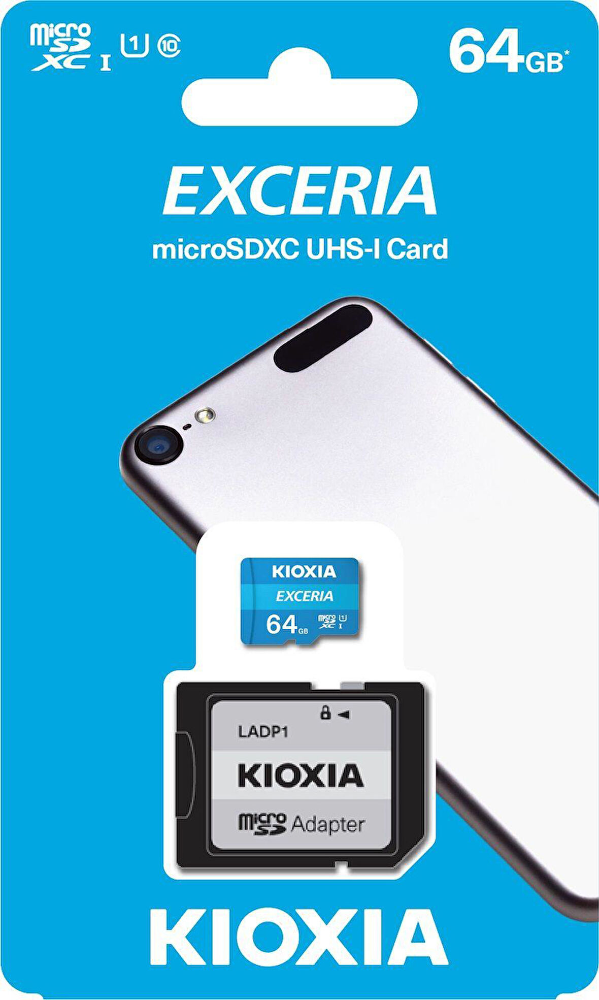 Kioxia 64Gb Exeria Micro Sdhc UHS-1 C10 100MB/sn