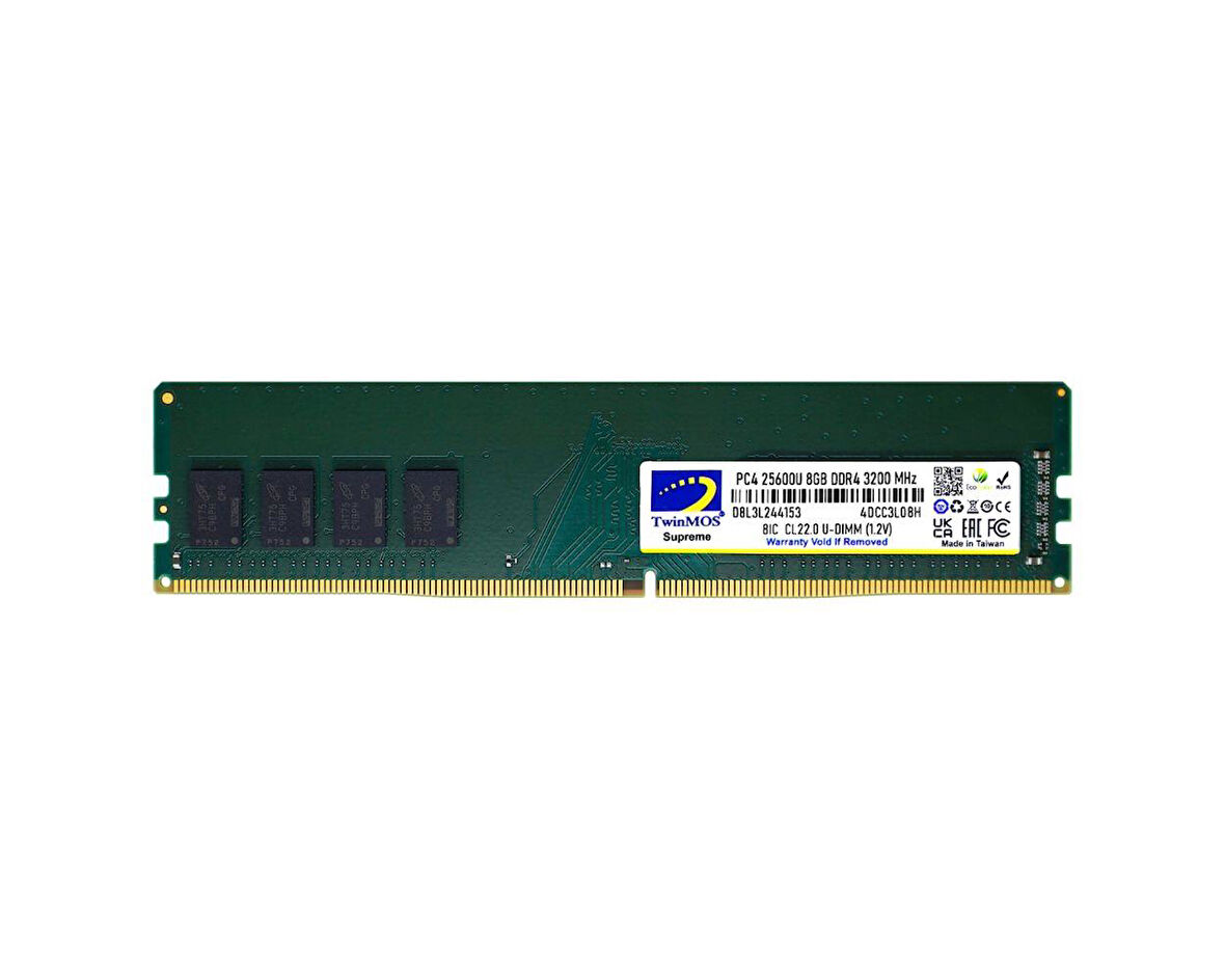 Twinmos 8Gb Ddr4 3200MHz Pc Ram MDD48GB3200D