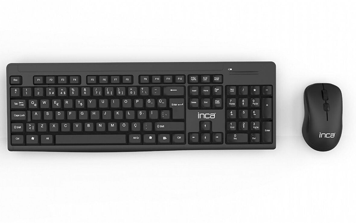 Inca IWS-539T Q Klavye&mouse set,siyah