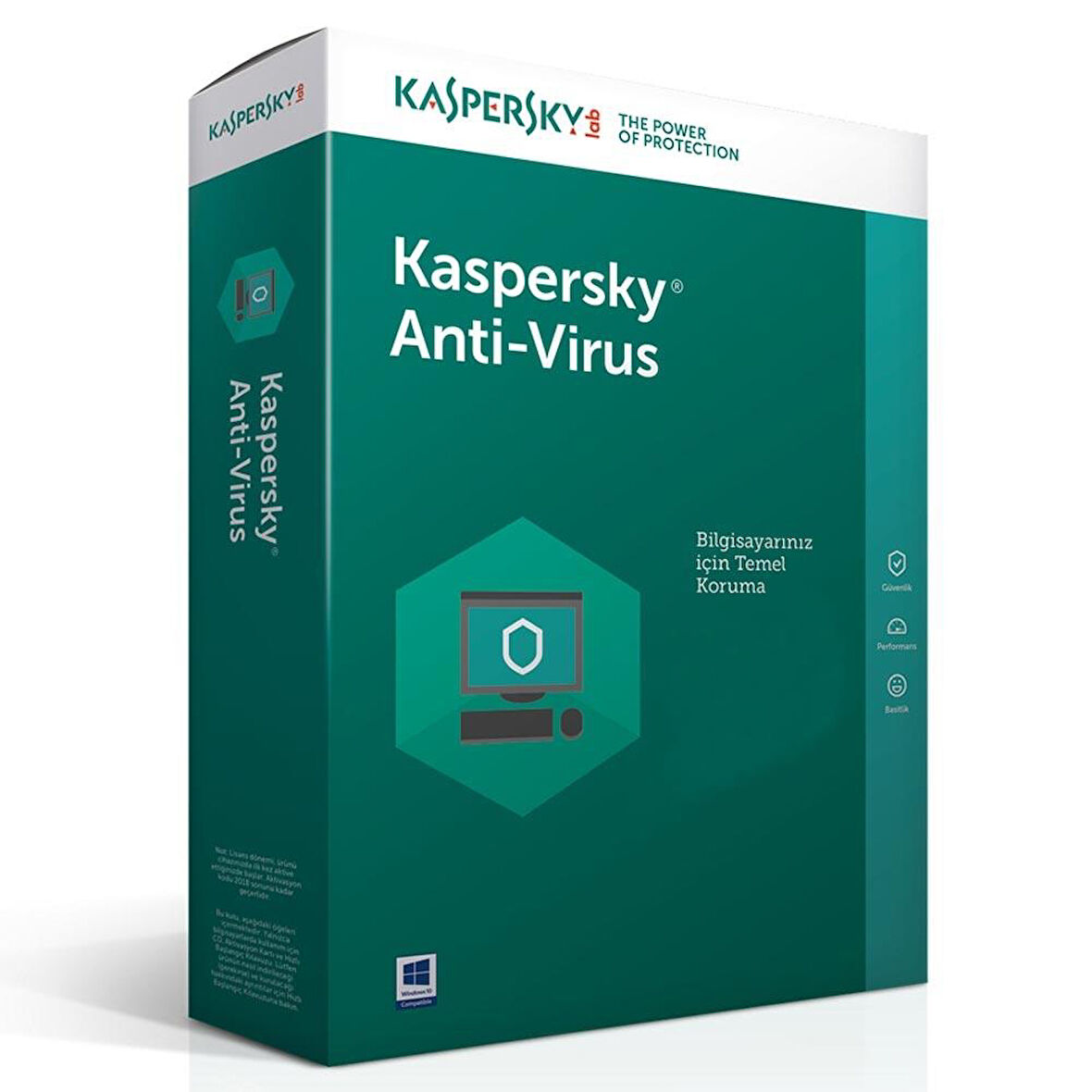 Kaspersky Anti-Virus 3Kullanıcı 1Yıl