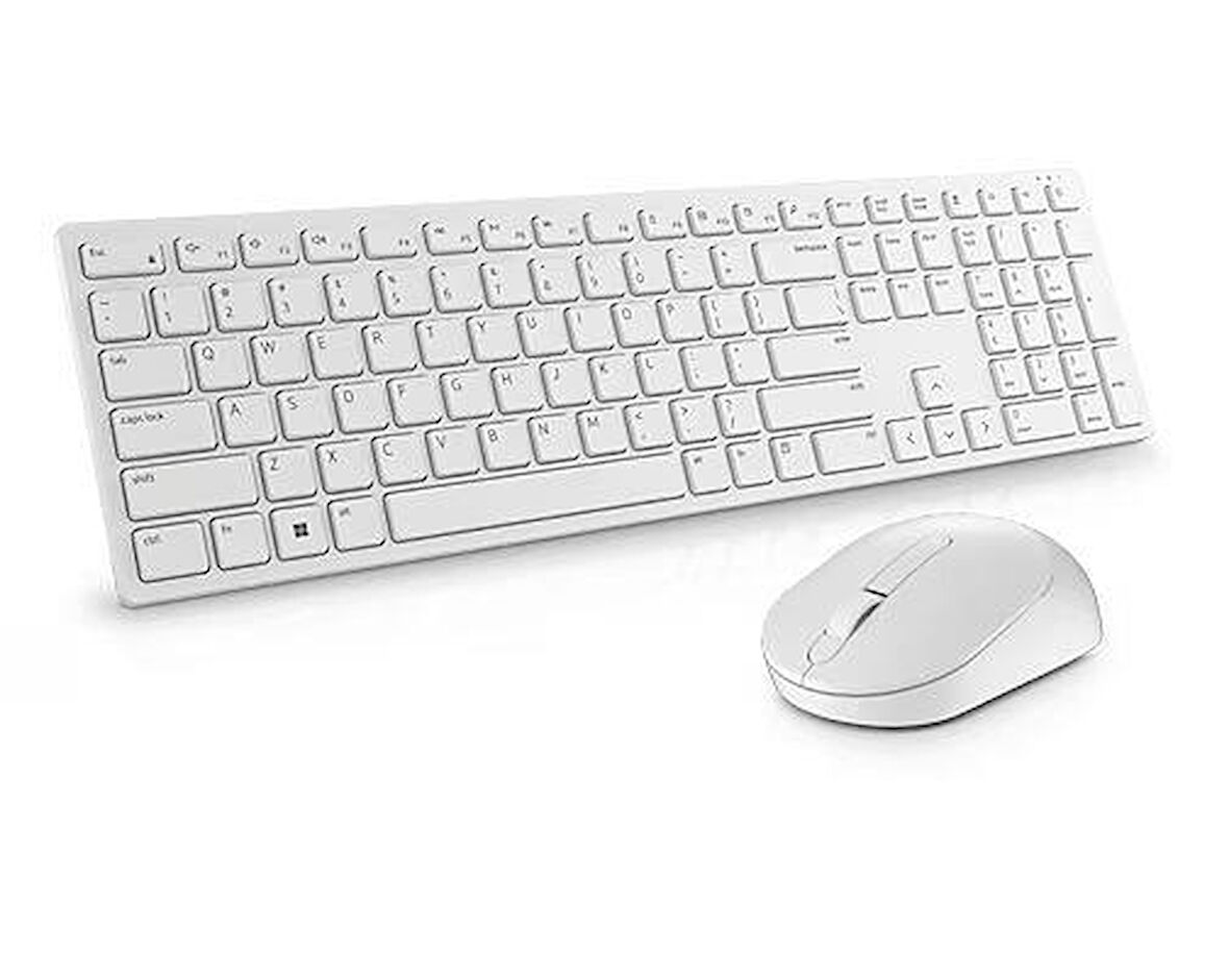 Dell KM5221W Kablosuz Klavye Mouse Set ENG-Beyaz
