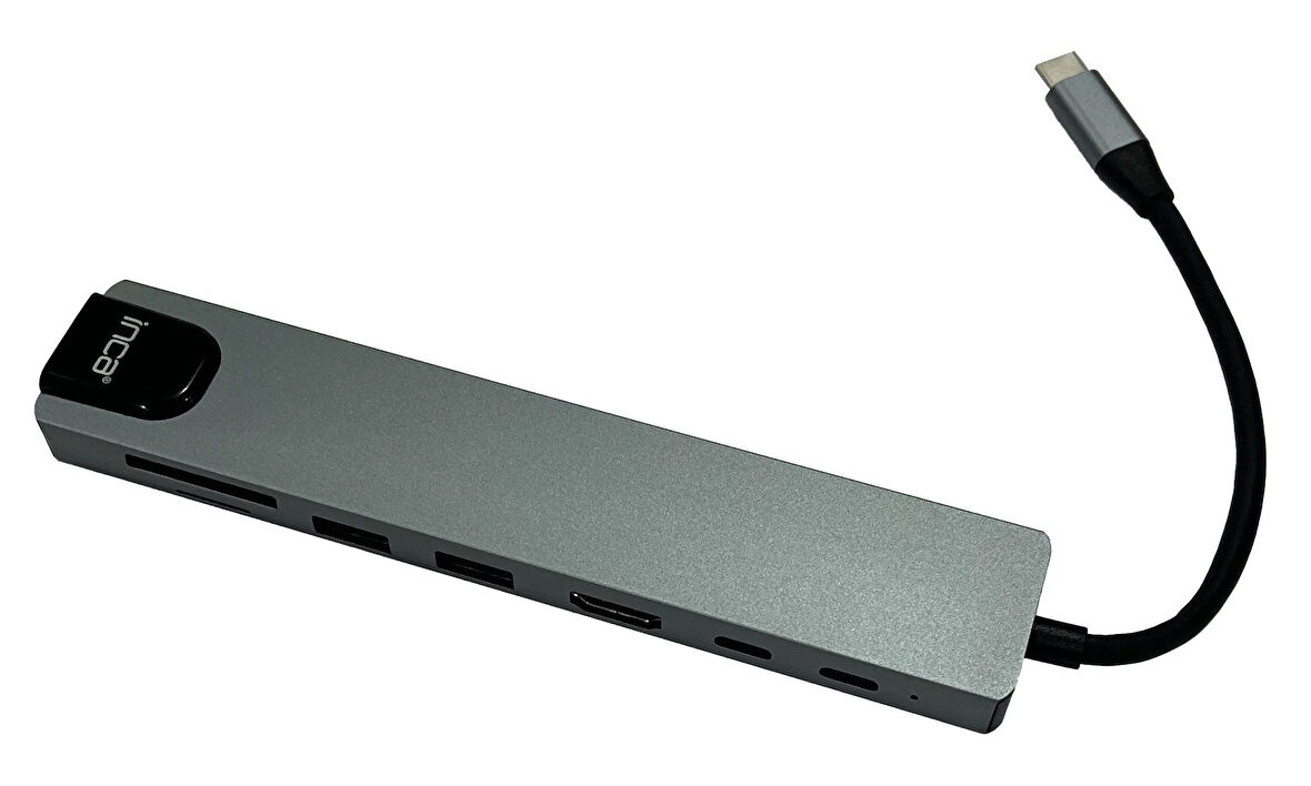 Inca ITPC-7  8'li USB Tip-C aliminyum Hub