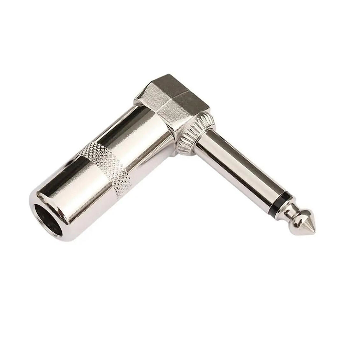 6.3 Mm Mono L Tip Metal Gitar Jack