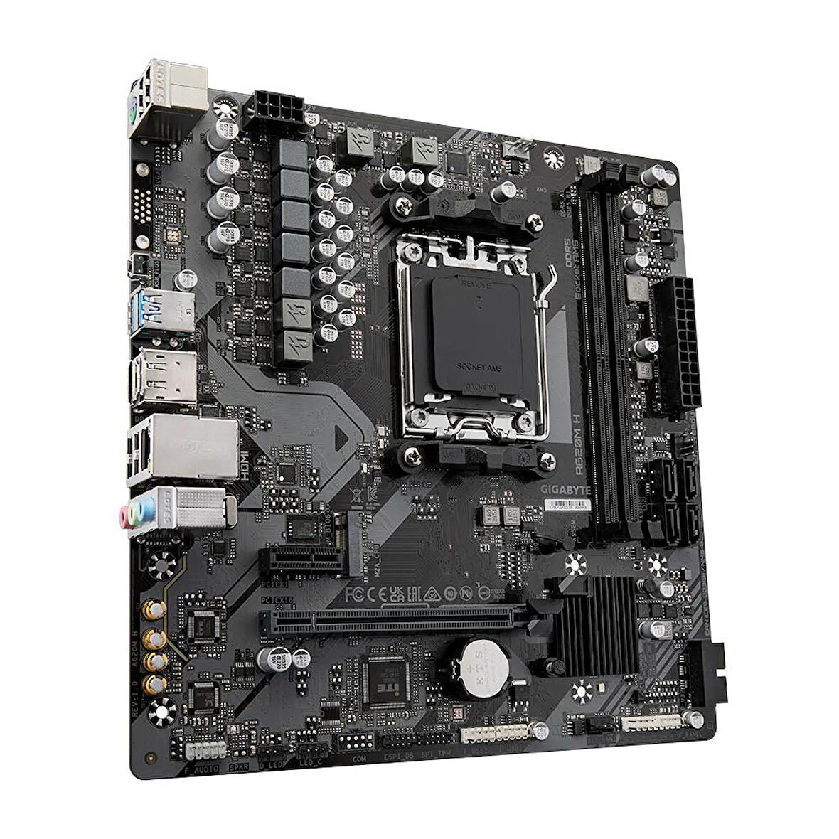 GIGABYTE A620M-H 2xDDR5 HDMI DP 1xM2 AM5 ANAKART