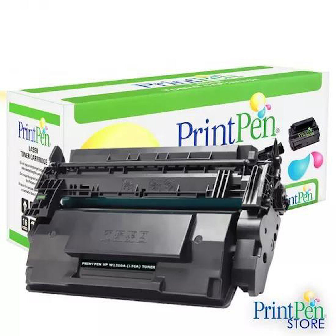 PRINTPEN HP W1510A (151A) Siyah Muadil Toner