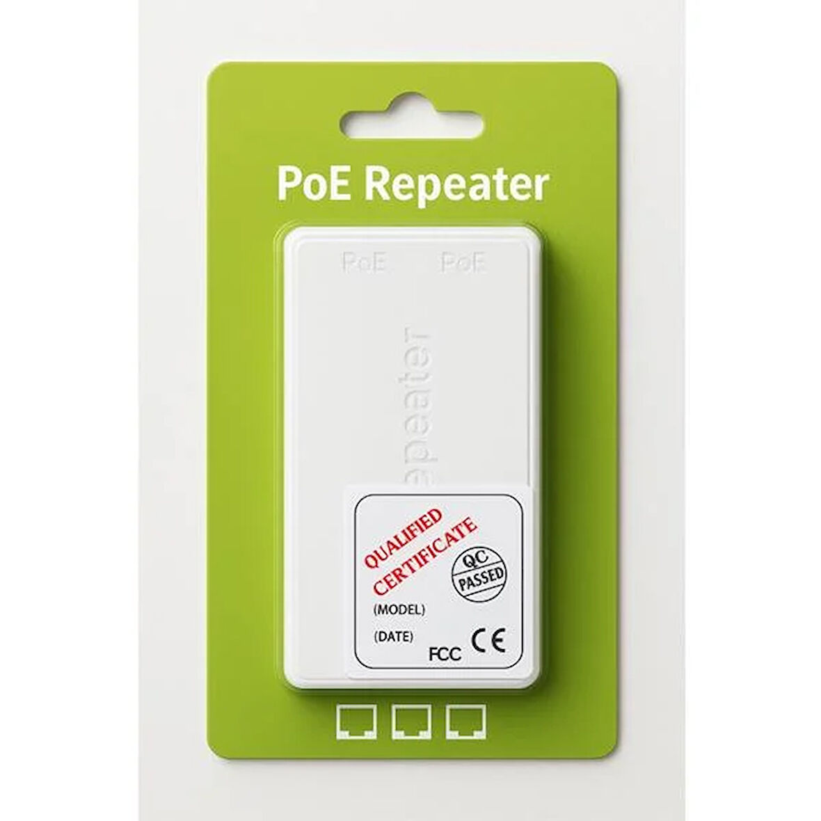 EZCOOL EZ-102JL 1 GİRİŞ 2 ÇIKIŞ POE REPEATER (ÇOKLAYICI)