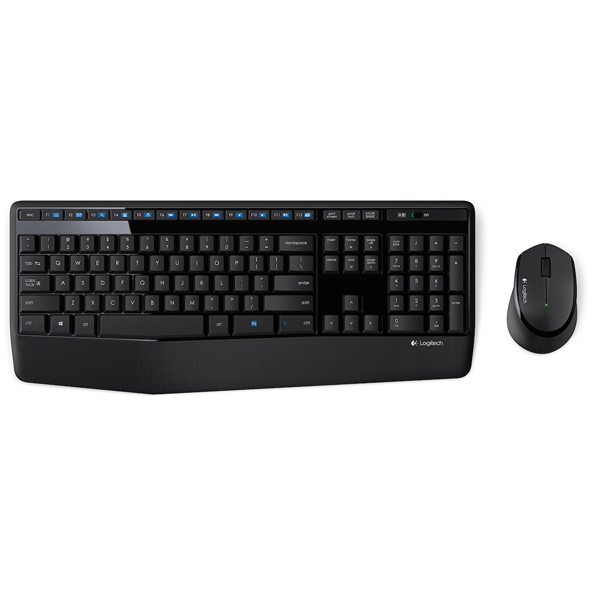 LOGITECH MK345 TÜRKÇE KABLOSUZ MULTİMEDYA SİYAH NANO ALICI Q KLAVYE MOUSE