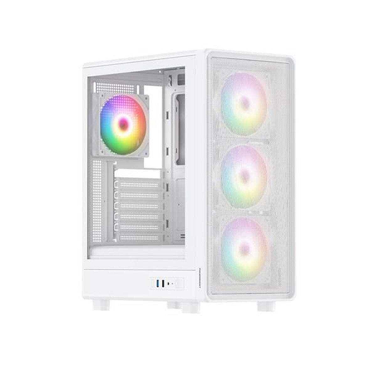 POWERBOOST 650W 80+ BRONZE GAMING MID-TOWER PC KASASI BEYAZ