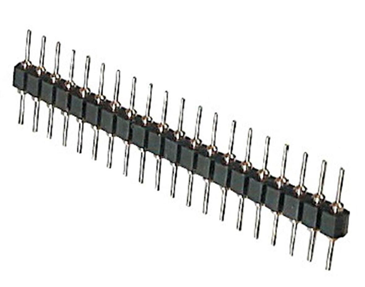 Contact strip, single row, straight, pitch 2.54mm