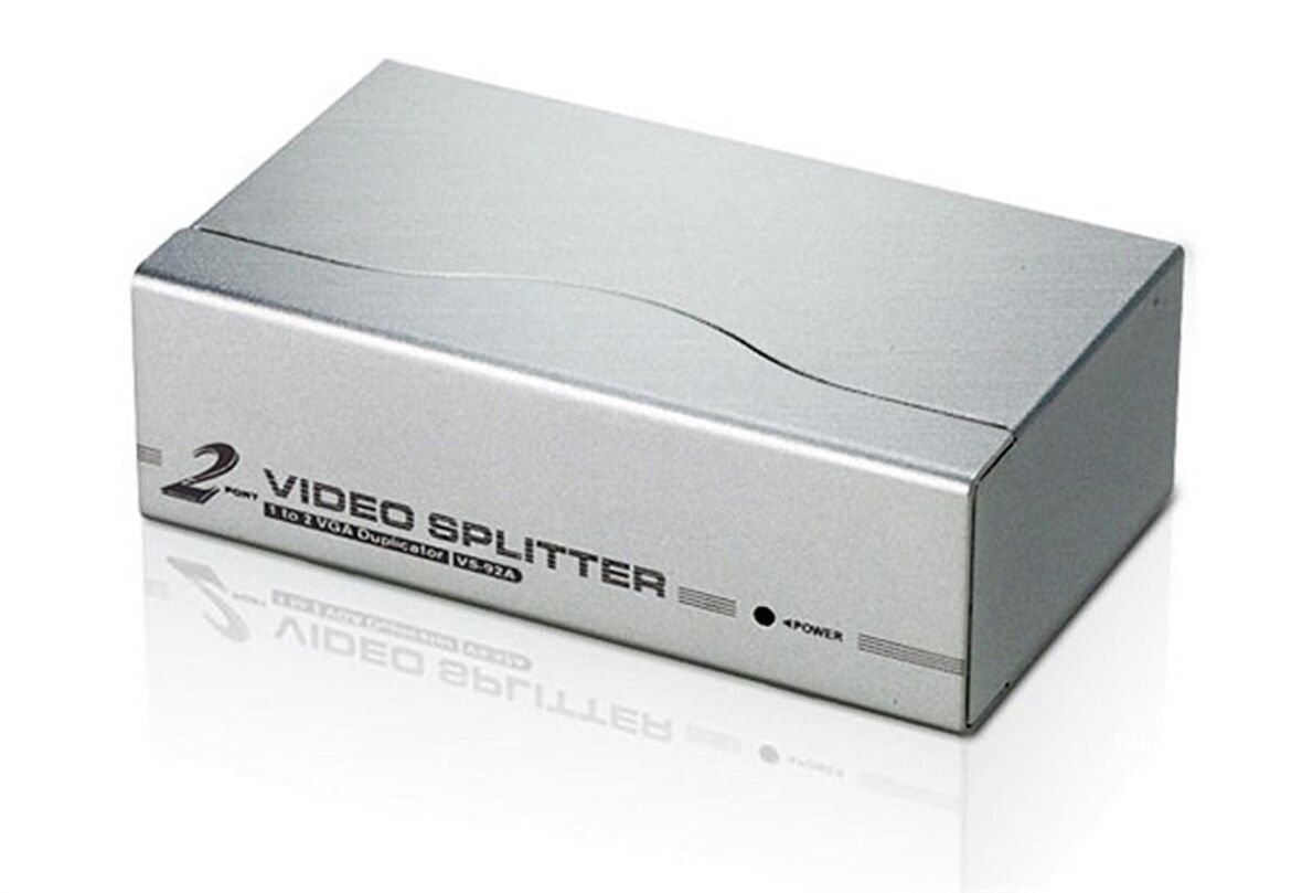 2&amp;#8217;li VGA Video Çoklayıcı (2 Port Video Splitter), 1920 x 1440 dpi, 350 MHz. videobant genişliği