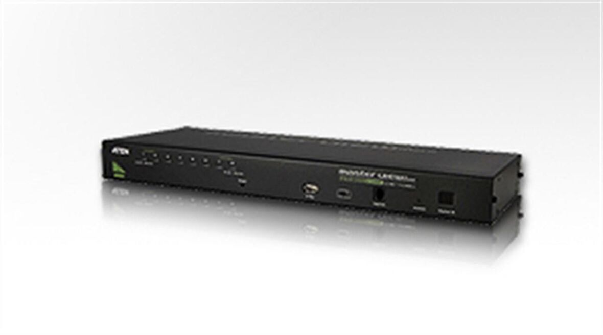 8 Port PS/2-USB KVMP™ (Keyboard/Video Monitor/Mouse) Periferi (Çevre Cihazlarla (USB) Bağlantı Kurabilir) Switch, 1 portlu USB (1.1) Hub, OSD fonksiyonlu, Kabin Tipi, KVM bağlantı kablosu ilave olarak temin edilmelidir 