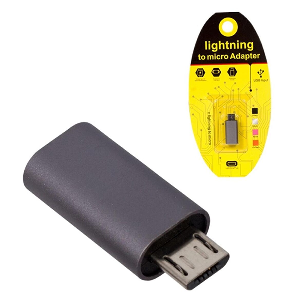 POWERMASTER IPHONE TO SAMSUNG MICRO USB ÇEVİRİCİ OTG APARAT