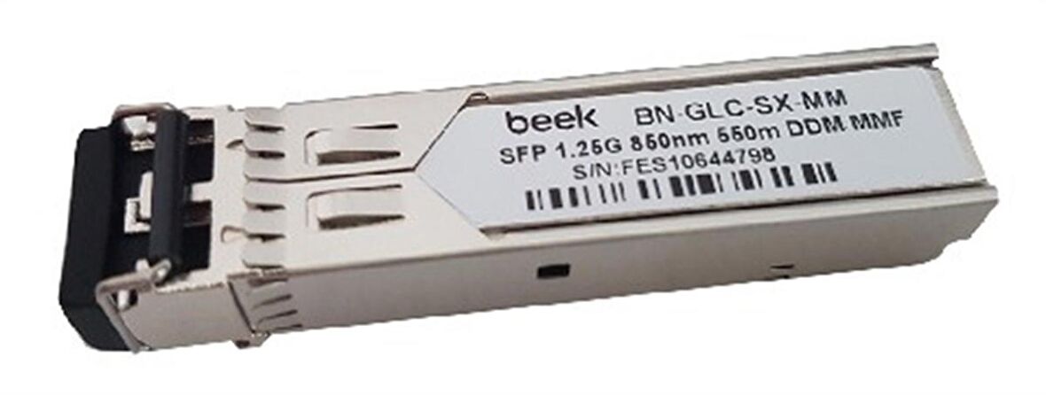 Beek 1000Base-SX (LC/550m/850nm/Multi-Mode) SFP Modül, 1.25Gb/s, Cisco, Extreme, NORTEL, ZTE, Huawei, Alcatel, ZyXEL, Netgear, AVAYA, Juniper, Linksys, Enterasys ürünleriyle uyumlu