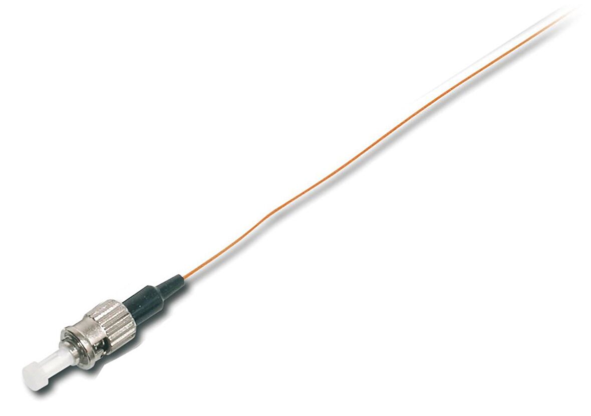 Beek ST/UPC Fiber PigTail, 50/125 µ, Multimode, 0.9mm Simplex, OM2, LSZH, 1 metre