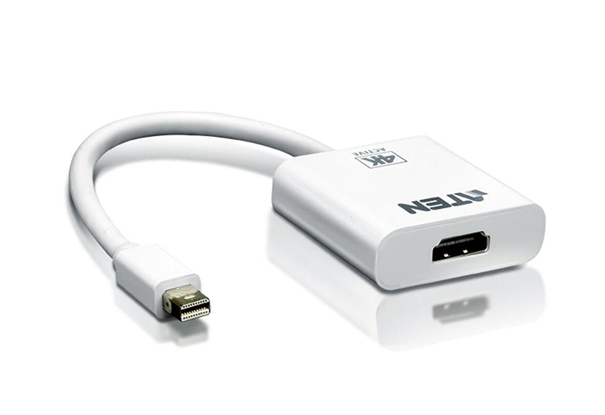 Mini DisplayPort (mini DP)  4K HDMI Adaptörü, Kablolu, mini DP Erkek - HDMI A Dişi, 2160p, 0.20 metre