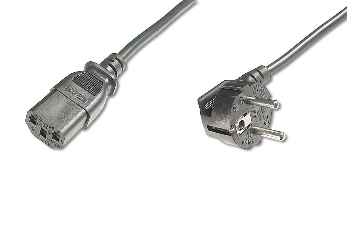 Beek Schuko-C13 Güç Kablosu, 1.8 metre, H05VV-F 3*0.75mm2, siyah renk
Beek Schuko-C13 Power Cable 1.8M, H05VV-F 3*0.75mm2, black