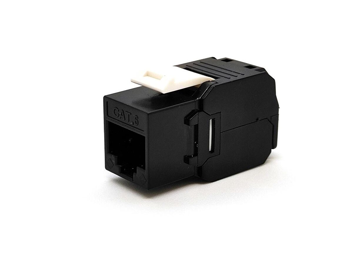 Beek Category 6 (CAT.6) UTP Keystone Jack, 180 Derece Dönebilir, Aletsiz Sonlandırılabilir
