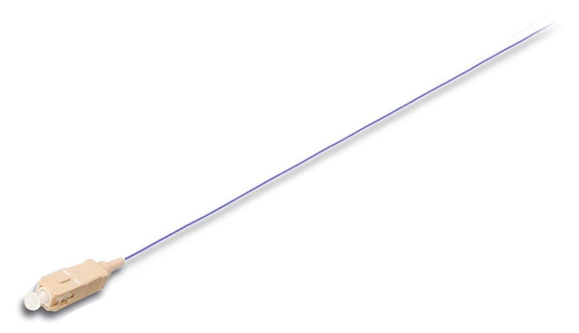 Beek SC/UPC Fiber PigTail, 50/125 µ, Multimode, 0.9mm, Simplex, OM4, LSZH, 1 metre