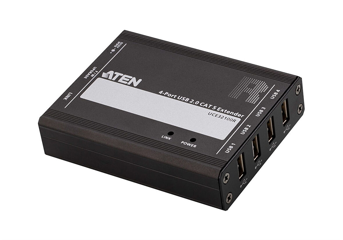4-port USB 2.0 CAT 5 Sinyal Uzatma Cihazı, 100 metre, Transmitter &amp; Receiver Birim dahil
4-port USB 2.0 CAT 5 Extender (100m)