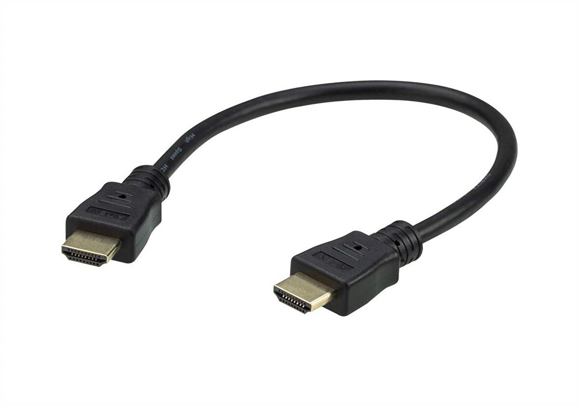 High Speed True 4K HDMI Ethernet Kablosu, 0.3 metre
0.3 m High Speed True 4K HDMI Cable with Ethernet

