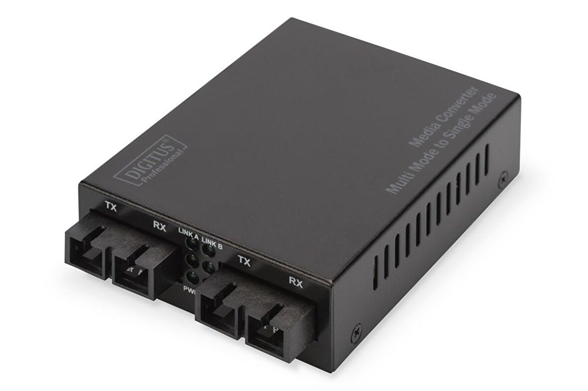 Digitus Gigabit Multimode/Singlemode Media Converter SC/SC, Dalgaboyu 850nm, 1310nm, maksimum mesafe 20km