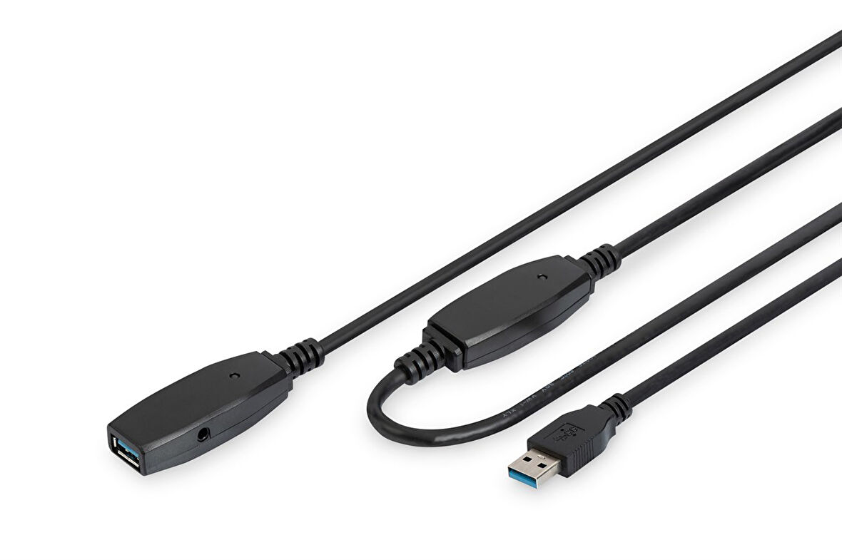 Digitus USB 3.0 USB Repeater / Uzatma Kablosu, 15 metre
Digitus Active USB 3.0 extension cable, 15 m