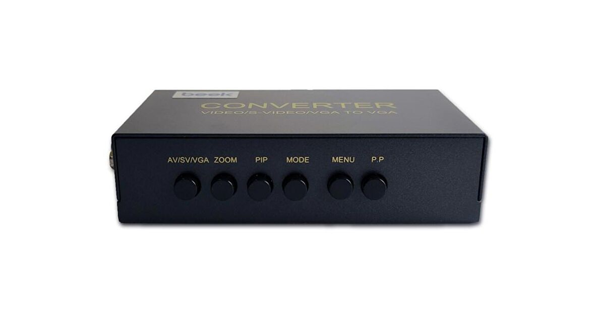 Beek Kompozit Video &amp; S-Video Sinyalini  VGA Sinyaline Çevirici
Beek CCTV to VGA Monitor