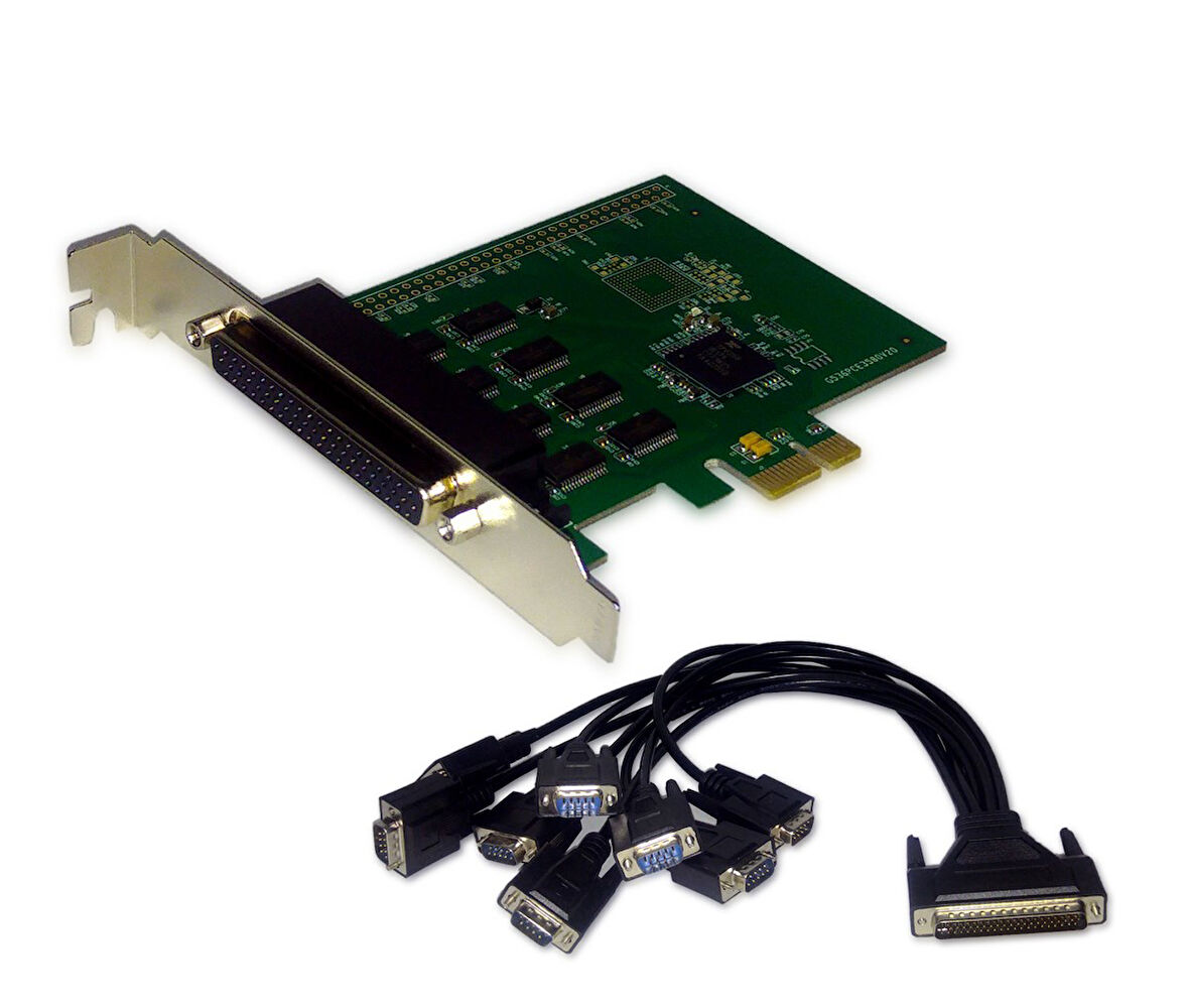 Beek RS-232 (Seri) 8 Port PCI Express Kart