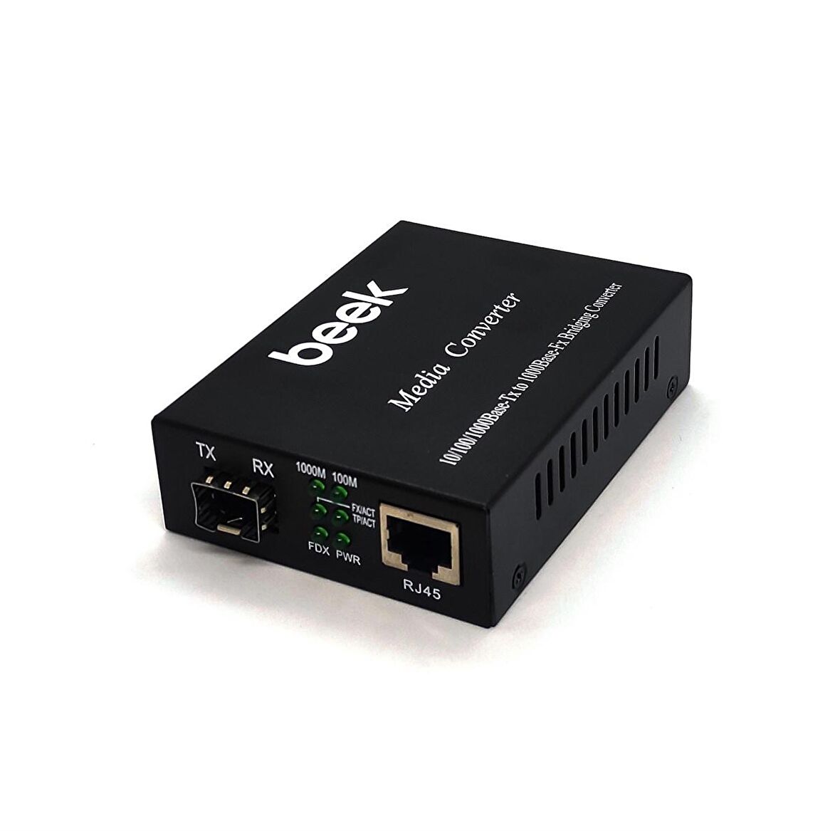 Beek Gigabit Ethernet to Gigabit SFP Media Converter
Beek 10/100/1000Base-T to 1000Base-Fx Media Converter, GE SFP Slot