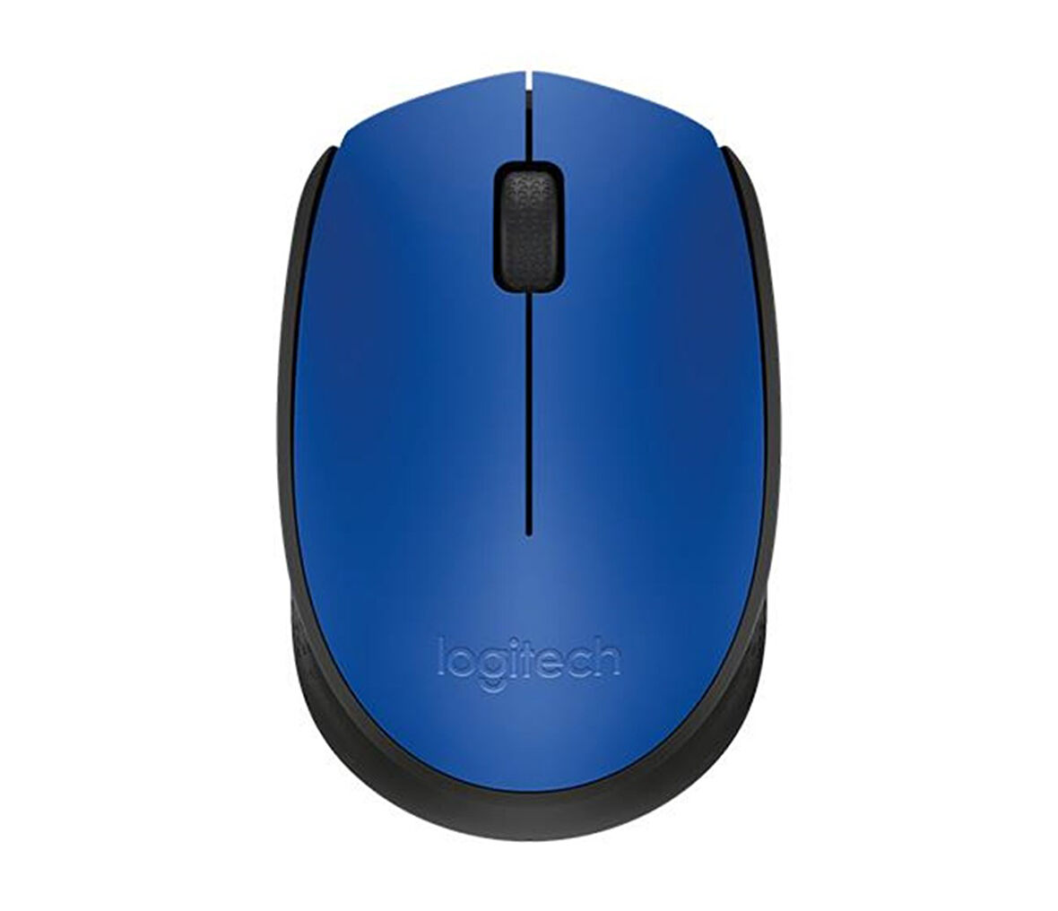 LOGITECH M171 KABLOSUZ USB MOUSE MAVİ 910-004640