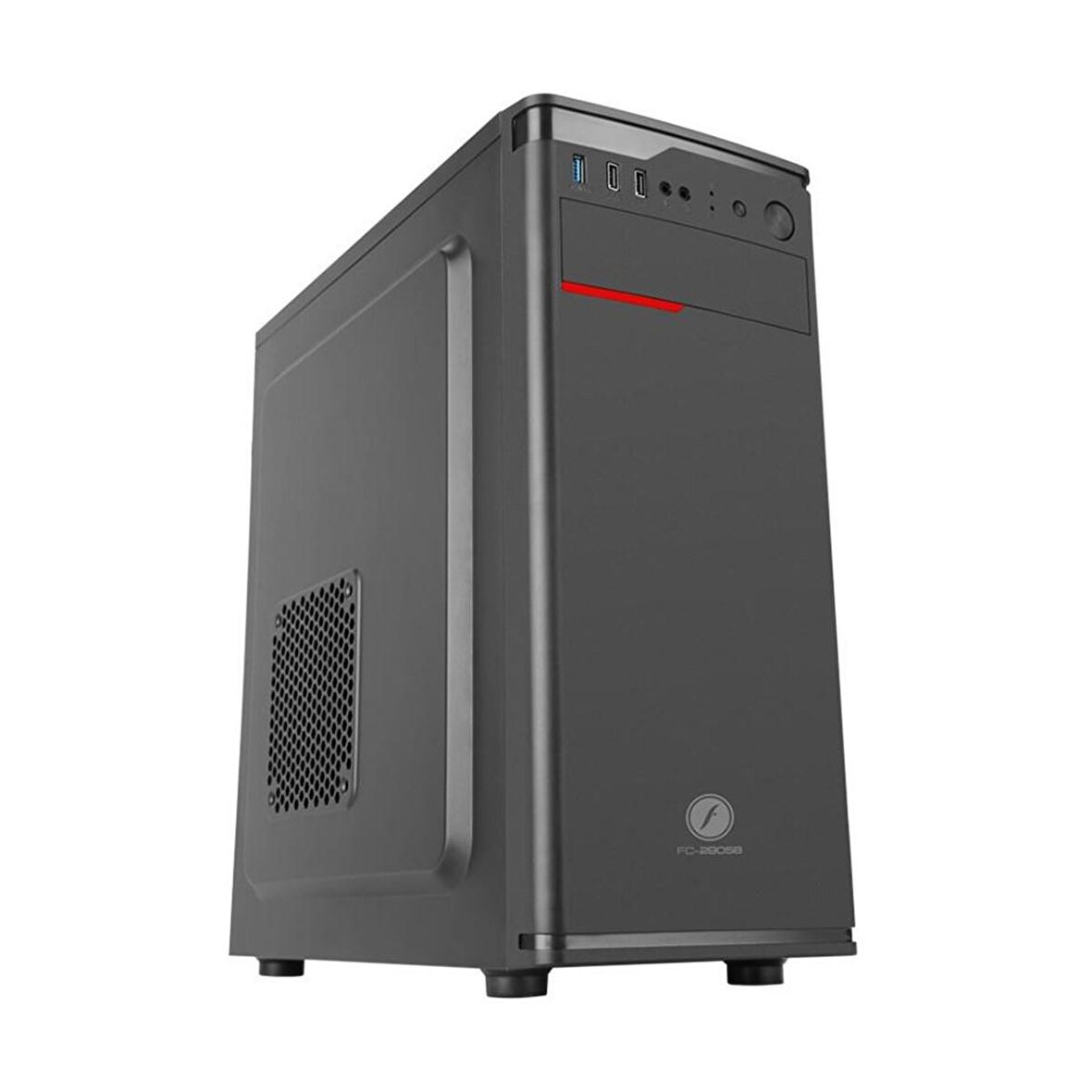 FRISBY FC-2905B 400W 1X120MM FAN USB 3.0 MİDİ TOWER SİYAH KASA