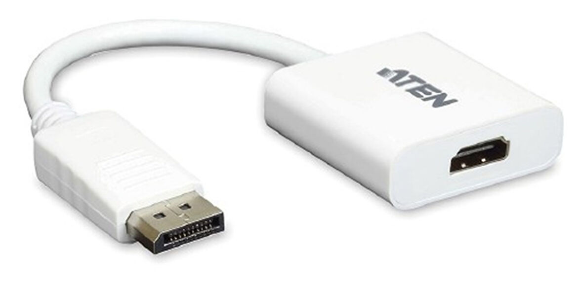 DisplayPort (DP)  HDMI Adaptörü, DP Erkek - HDMI A Dişi, DP1.1a uyumlu, 1920x 1080 @60Hz, Kablolu, 0.20 metre